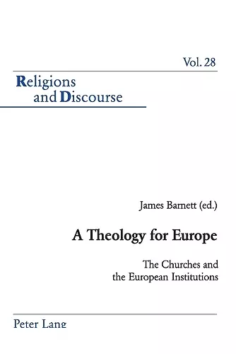 A Theology for Europe cover