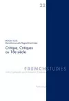 Critique, Critiques Au 18e Siècle cover