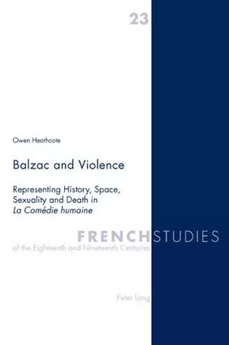 Balzac and Violence cover