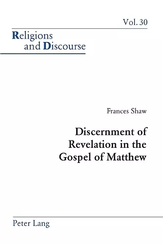 Discernment of Revelation in the Gospel of Matthew cover