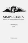 Simpliciana cover