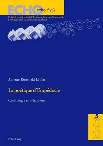 La Poétique d'Empédocle cover