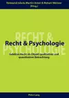 Recht Und Psychologie cover