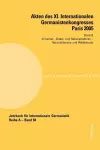 Akten des XI. Internationalen Germanistenkongresses Paris 2005- Germanistik im Konflikt der Kulturen cover