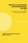 Akten Des XI. Internationalen Germanistenkongresses Paris 2005- «Germanistik Im Konflikt Der Kulturen» cover