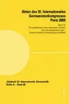 Akten Des XI. Internationalen Germanistenkongresses Paris 2005- «Germanistik Im Konflikt Der Kulturen» cover