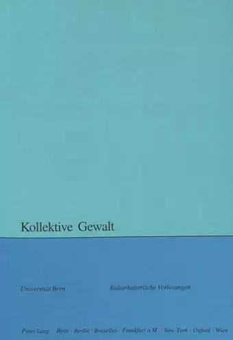 Kollektive Gewalt cover