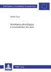 Assimilation phonologique et reconnaissance des mots cover