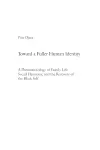 Toward a Fuller Human Identity cover