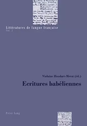 Ecritures Babéliennes cover