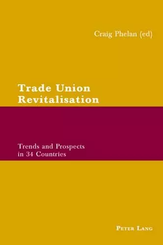 Trade Union Revitalisation cover