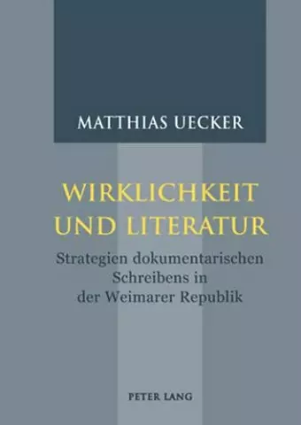 Wirklichkeit Und Literatur cover