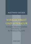 Wirklichkeit Und Literatur cover