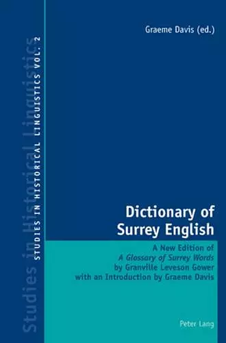 Dictionary of Surrey English cover