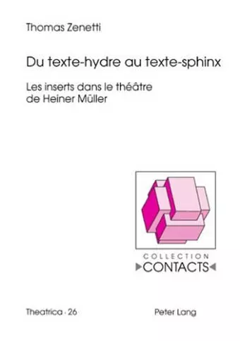 Du Texte-Hydre Au Texte-Sphinx cover