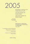 Schweizer Jahrbuch Fuer Musikwissenschaft- Annales Suisses de Musicologie- Annuario Svizzero Di Musicologia cover