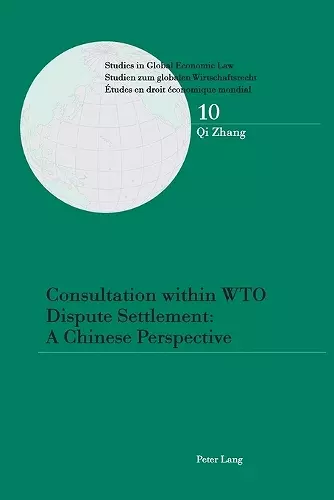 Consultation within WTO Dispute Settlement cover