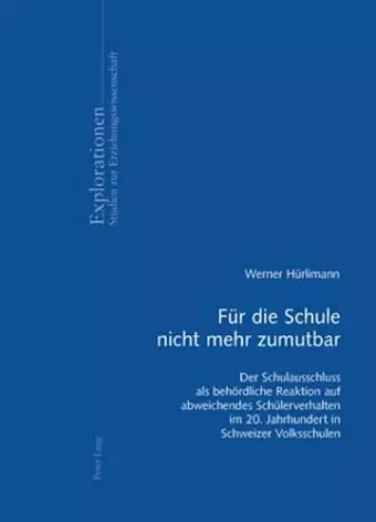 Fuer Die Schule Nicht Mehr Zumutbar cover
