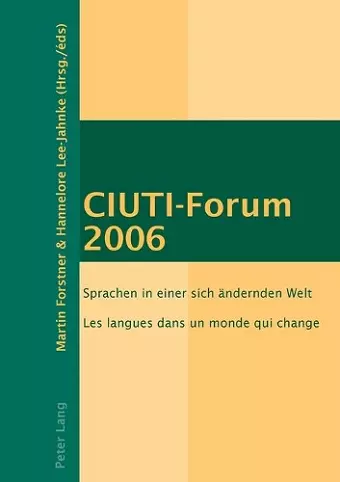 CIUTI-Forum 2006 cover