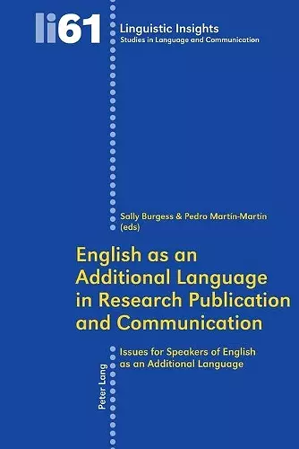 English as an Additional Language in Research Publication and Communication cover