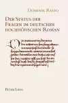 Der Status der Fragen im deutschen hochhoefischen Roman cover