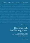 Hochdeutsch Im Kindergarten? cover