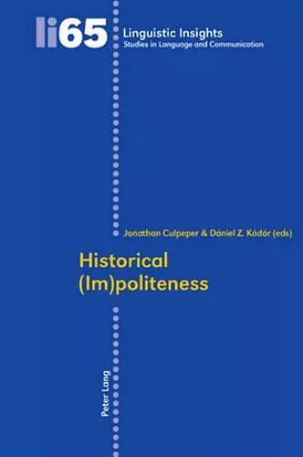 Historical (Im)politeness cover