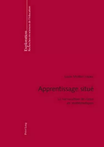 Apprentissage Situé cover