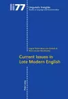 Current Issues in Late Modern English cover