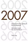 Schweizerisches Jahrbuch Fuer Kirchenrecht. Band 12 (2007)- Annuaire Suisse de Droit Ecclésial. Volume 12 (2007) cover