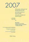 Schweizer Jahrbuch fuer Musikwissenschaft- Annales Suisses de Musicologie- Annuario Svizzero di Musicologia cover