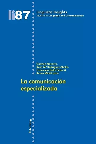 La comunicaci�n especializada cover