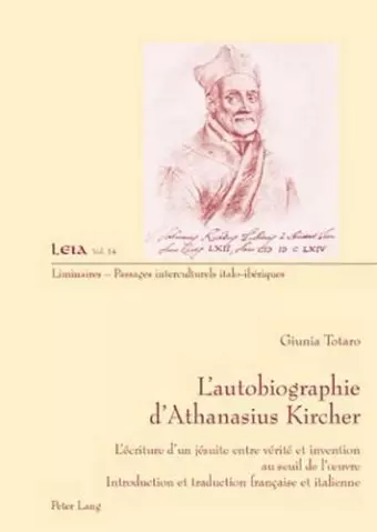 L'Autobiographie d'Athanasius Kircher cover