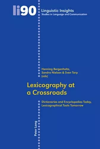 Lexicography at a Crossroads cover