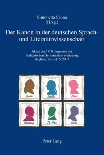 Der Kanon in Der Deutschen Sprach- Und Literaturwissenschaft cover