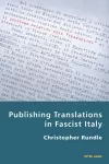 Publishing Translations in Fascist Italy cover