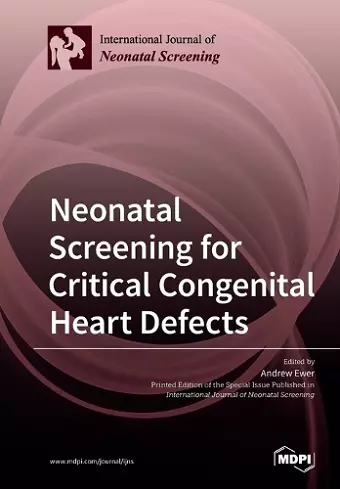 Neonatal Screening for Critical Congenital Heart Defects cover