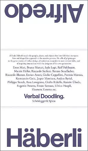 Alfredo Häberli – Verbal Doodling cover