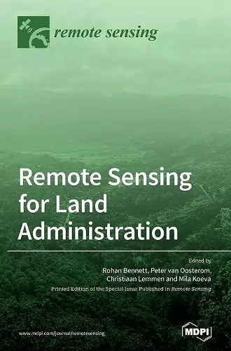 Remote Sensing for Land Administration cover