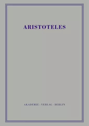 Aristoteles: "Politik" - Buch I cover