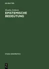 Epistemische Bedeutung cover