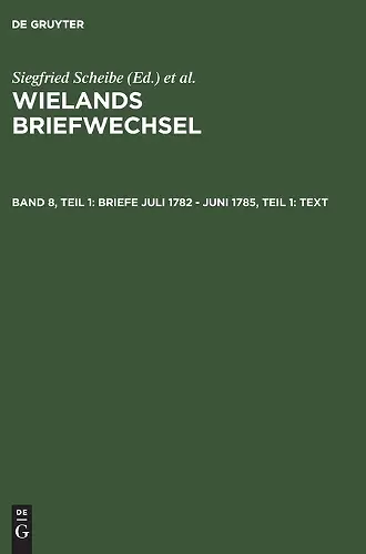 Wielands Briefwechsel cover