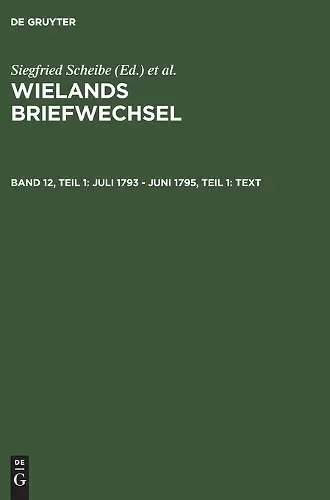 Wielands Briefwechsel cover