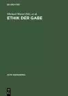 Ethik Der Gabe cover