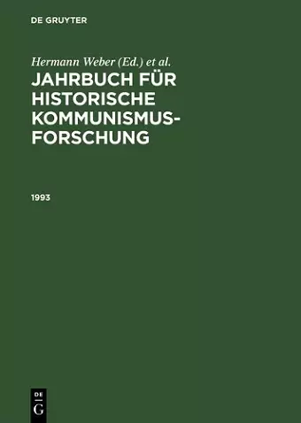 Jahrbuch Fuer Historische Kommunismusforschung cover