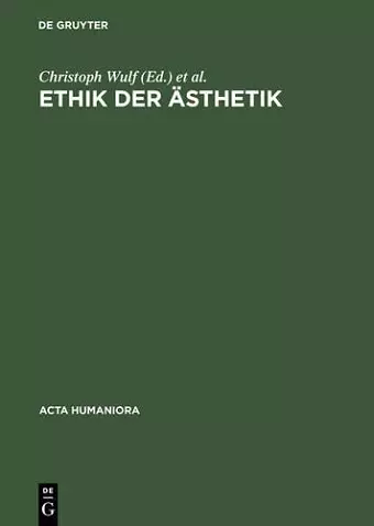 Ethik Der Aesthetik cover