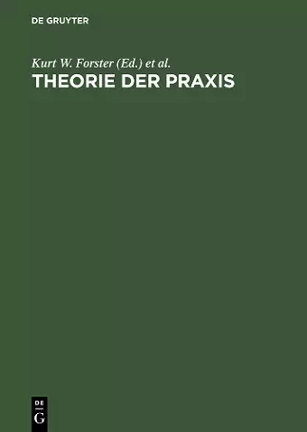 Theorie der Praxis cover