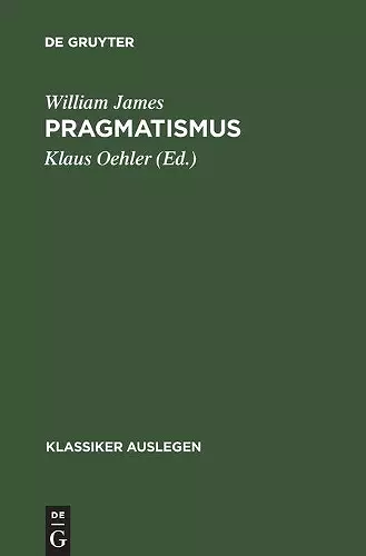 William James: Pragmatismus cover
