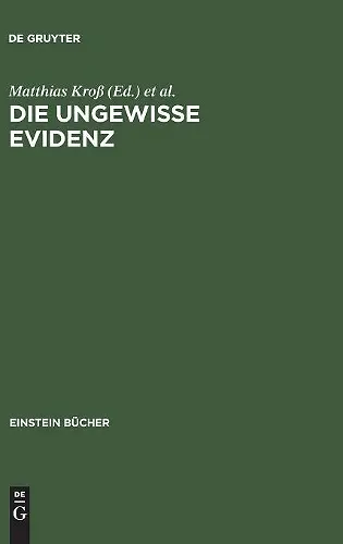 Kultur Der Evidenz cover
