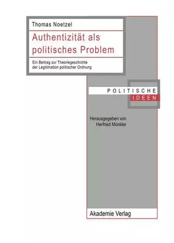 Authentizität ALS Politisches Problem cover